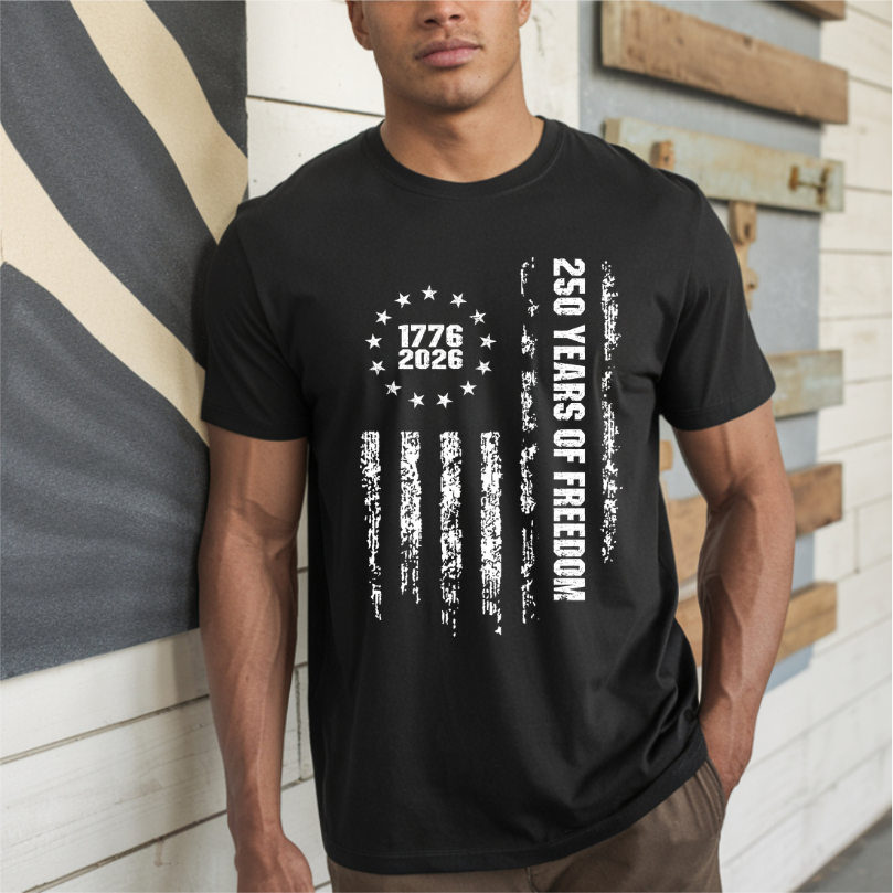 250 Years Of Freedom DTF Transfer