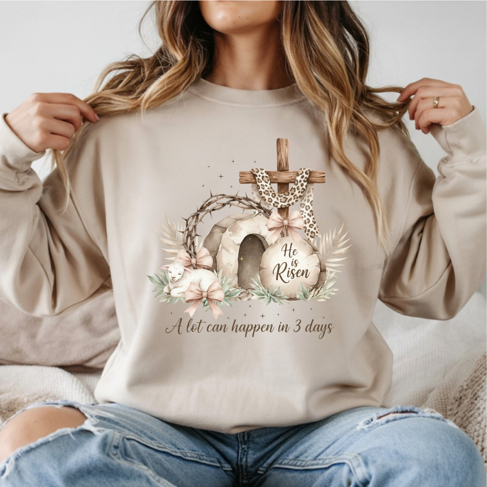 A Lot Can Happen in 3 Days DTF Transfer