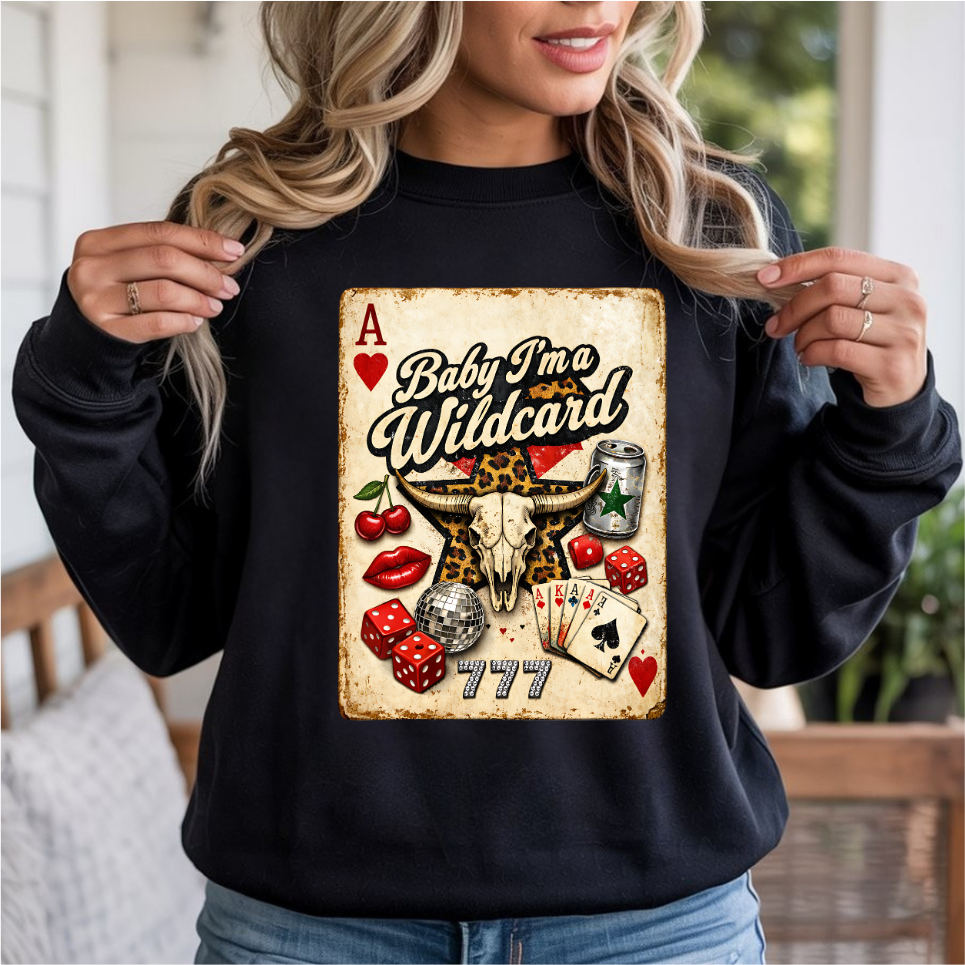 Baby I'm A Wildcard DTF Transfer