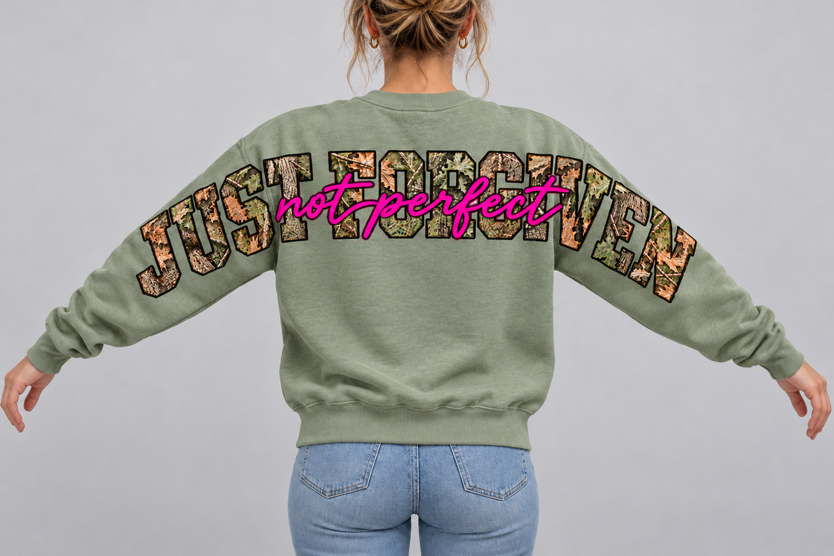 Exclusive Not Perfect Just Forgiven Crewneck Sweatshirt