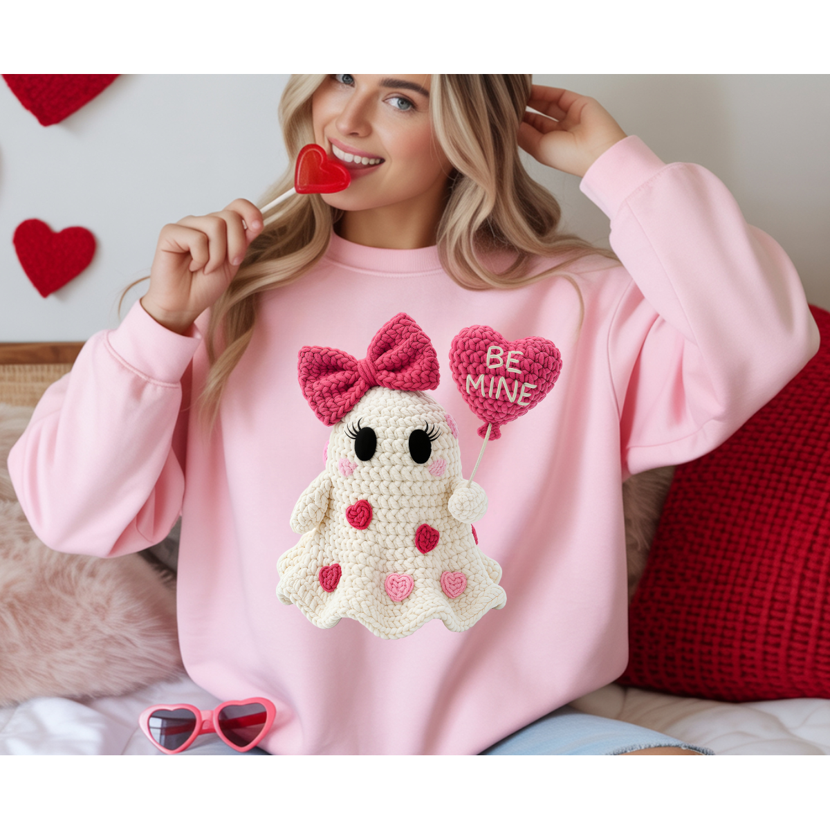 Be Mine Ghost DTF Transfer