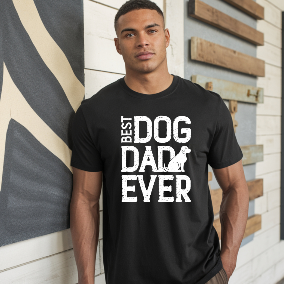 Best Dog Dad Ever DTF Transfer