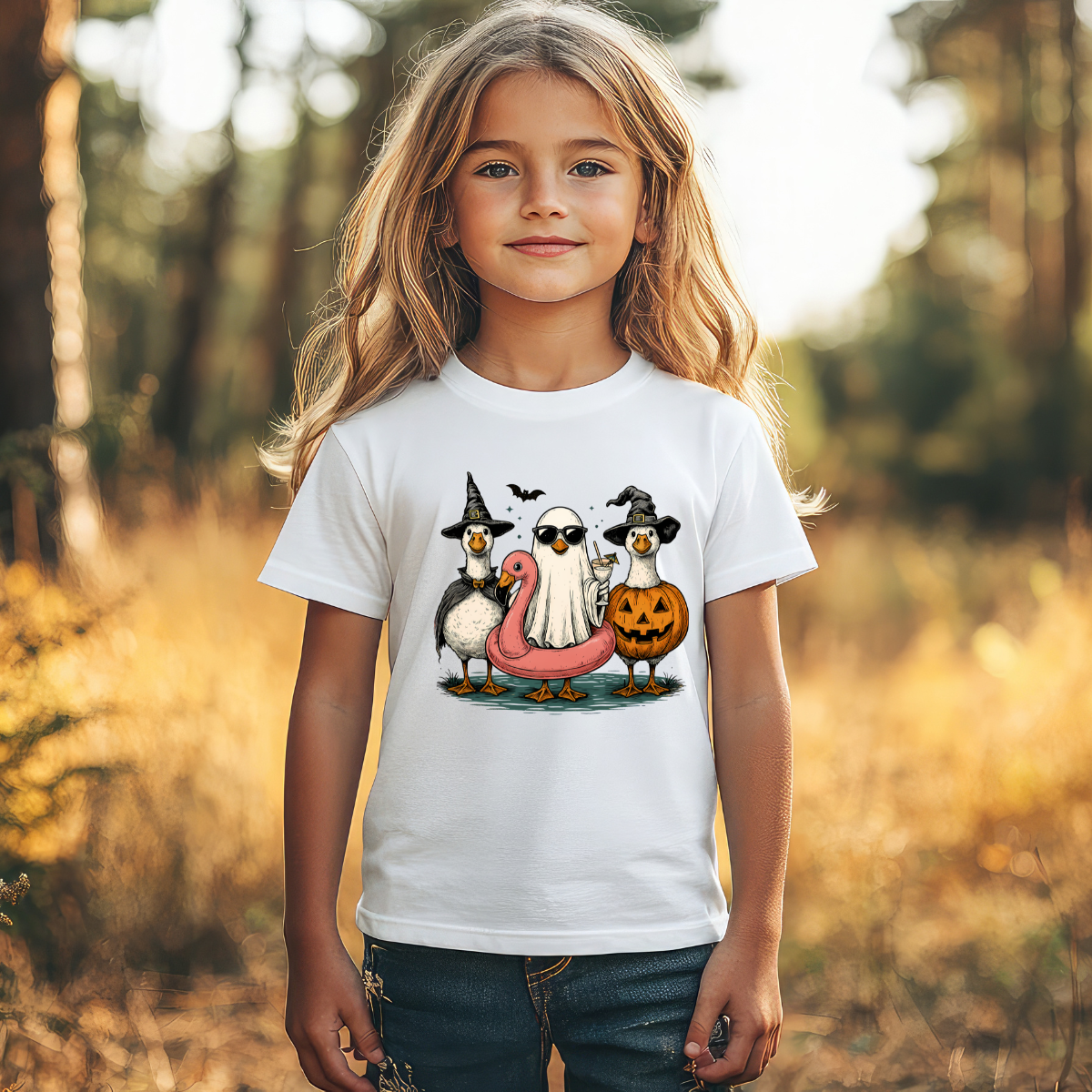 Boo Ghost Goose Summer DTF Transfer