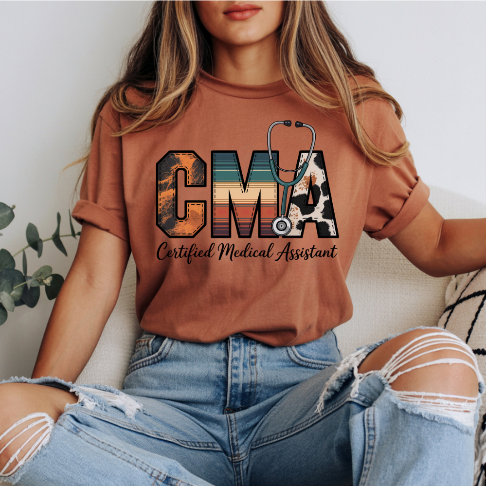 CMA Medical Assistant DTF Transfer