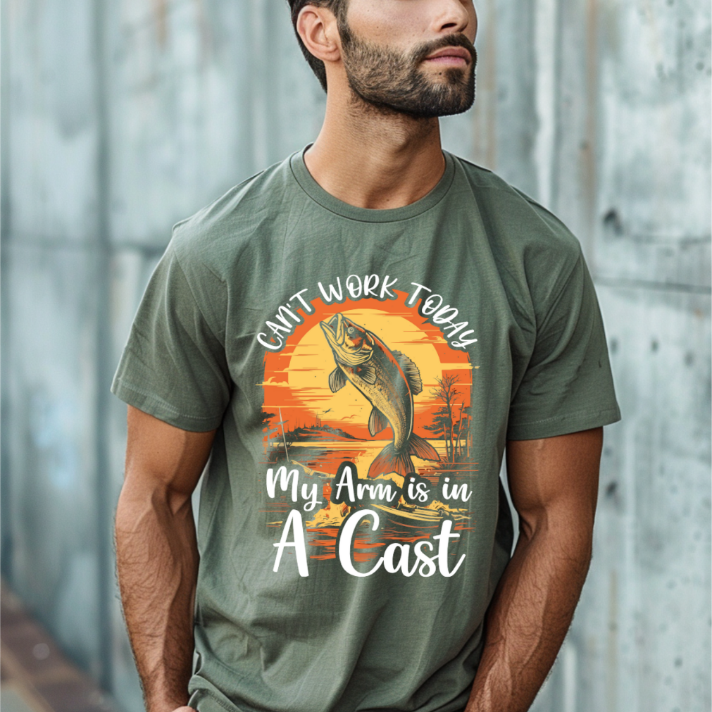 Can't Work Today Arm Is In A Cast DTF Transfer