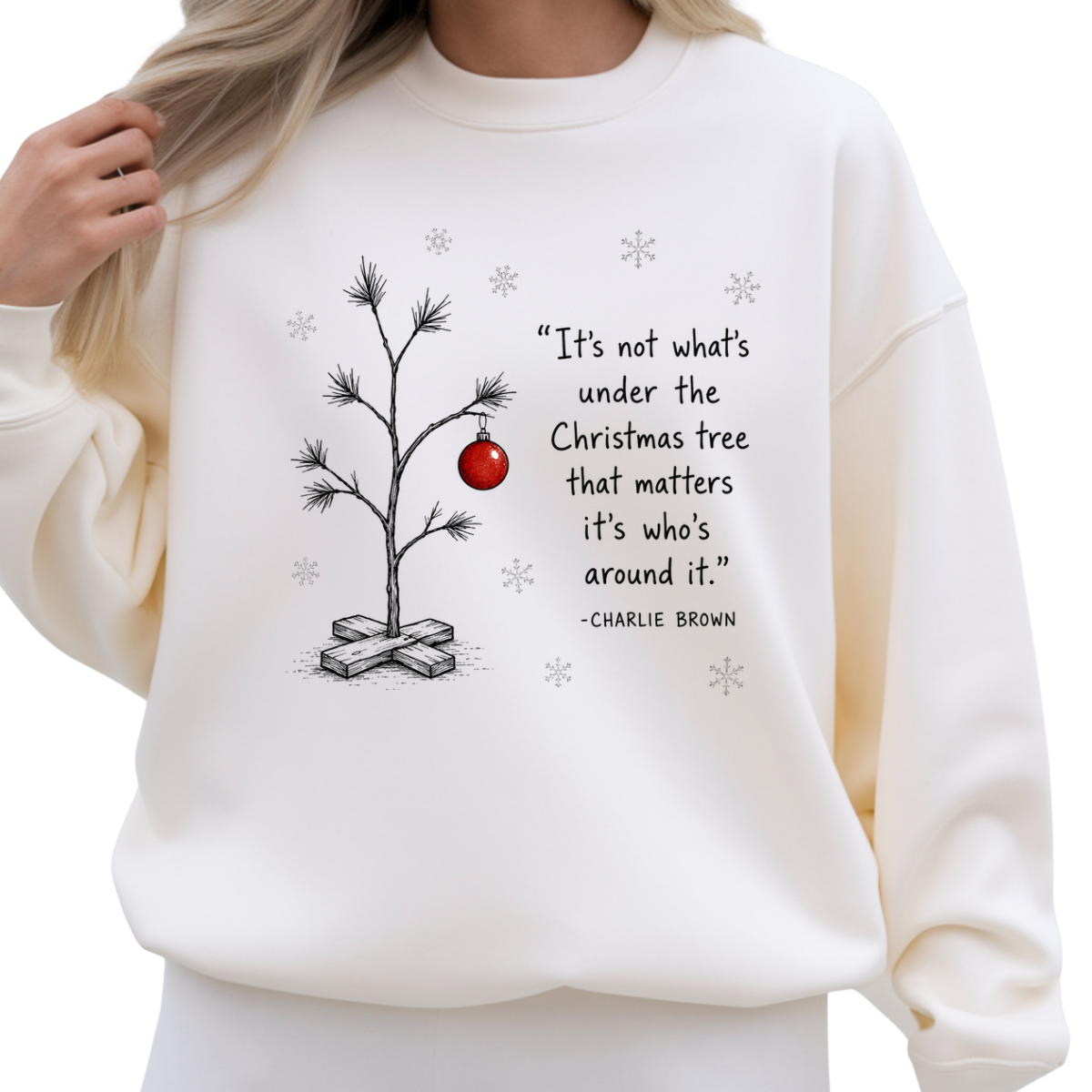 Charlie Brown Tree DTF Transfer
