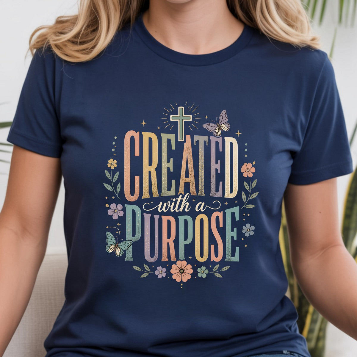 Created With A Purpose DTF Transfer