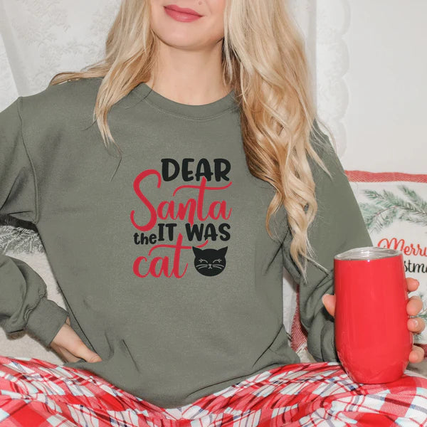 Design - Dear Santa It Was The Cat