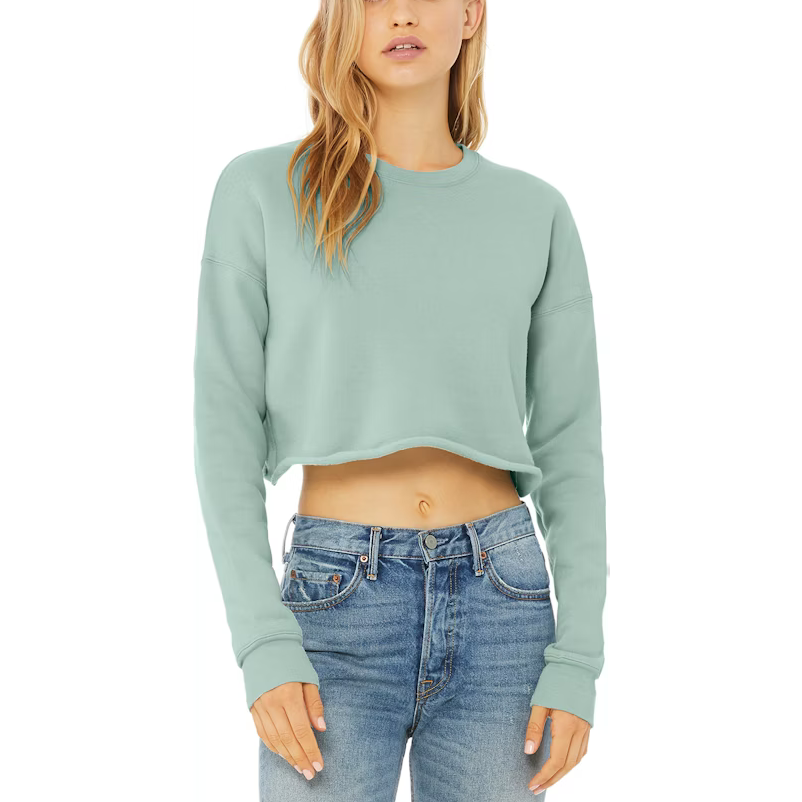 PRE ORDER - Bella Canvas Women's Cropped Fleece Crew