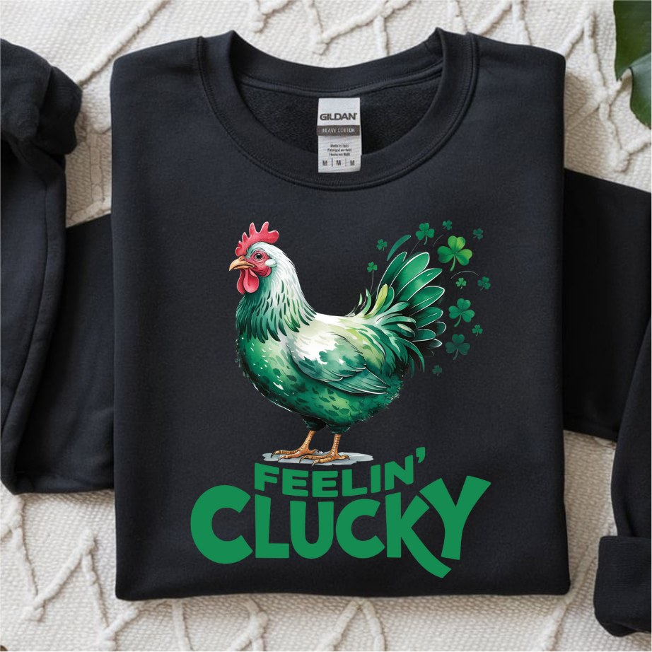 Feelin' Clucky St. Patricks Day DTF Transfer