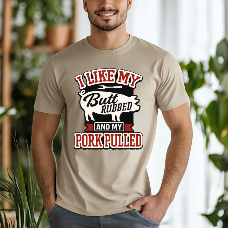 I Like My Butt Rubbed DTF Transfer