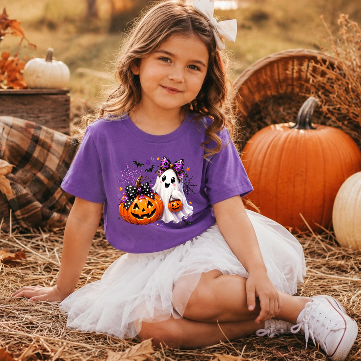 Ghost Pumpkin DTF Transfer