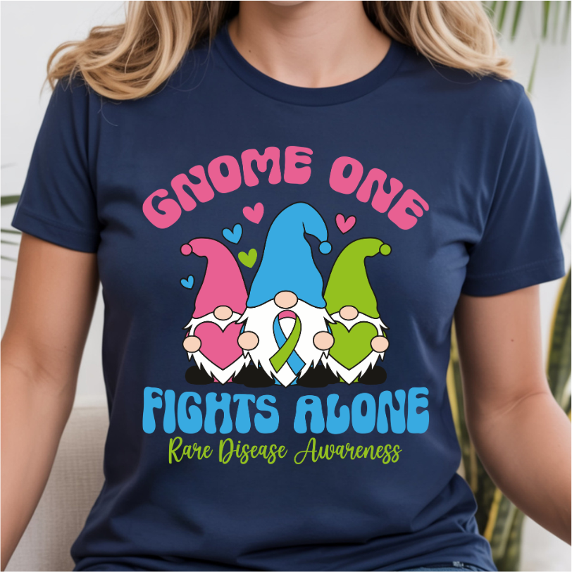 Gnome One Fights Alone DTF Transfer