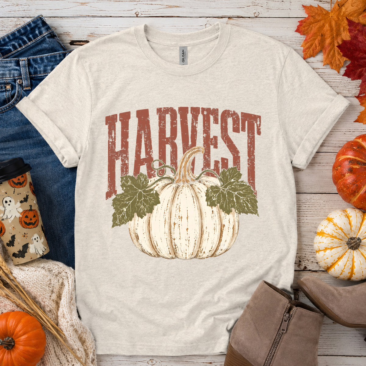 Harvest Pumpkin DTF Transfer