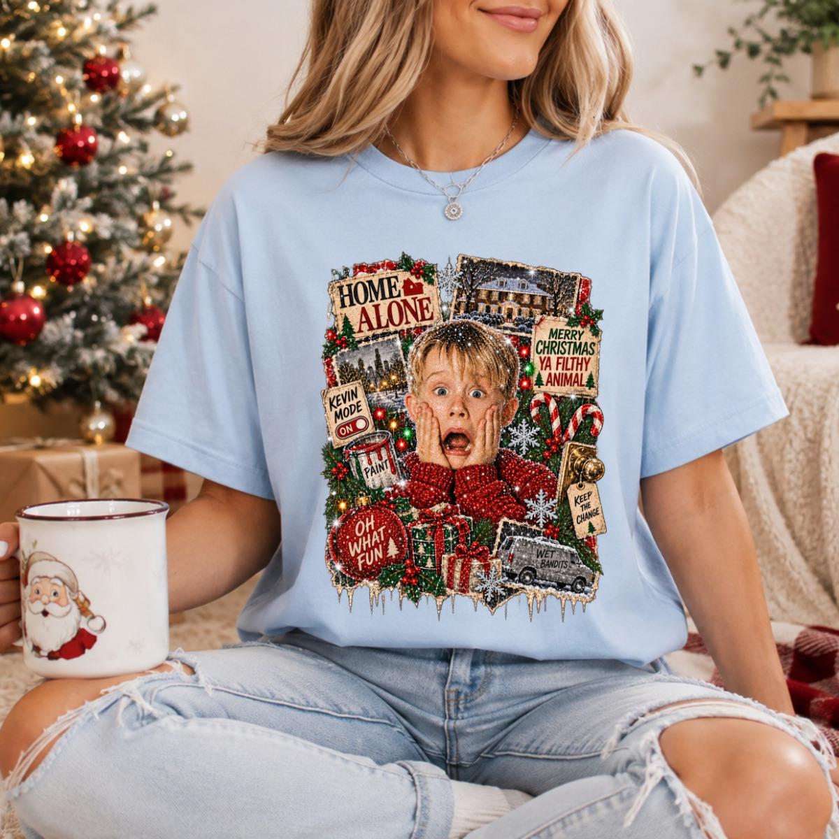 Home Alone DTF Transfer