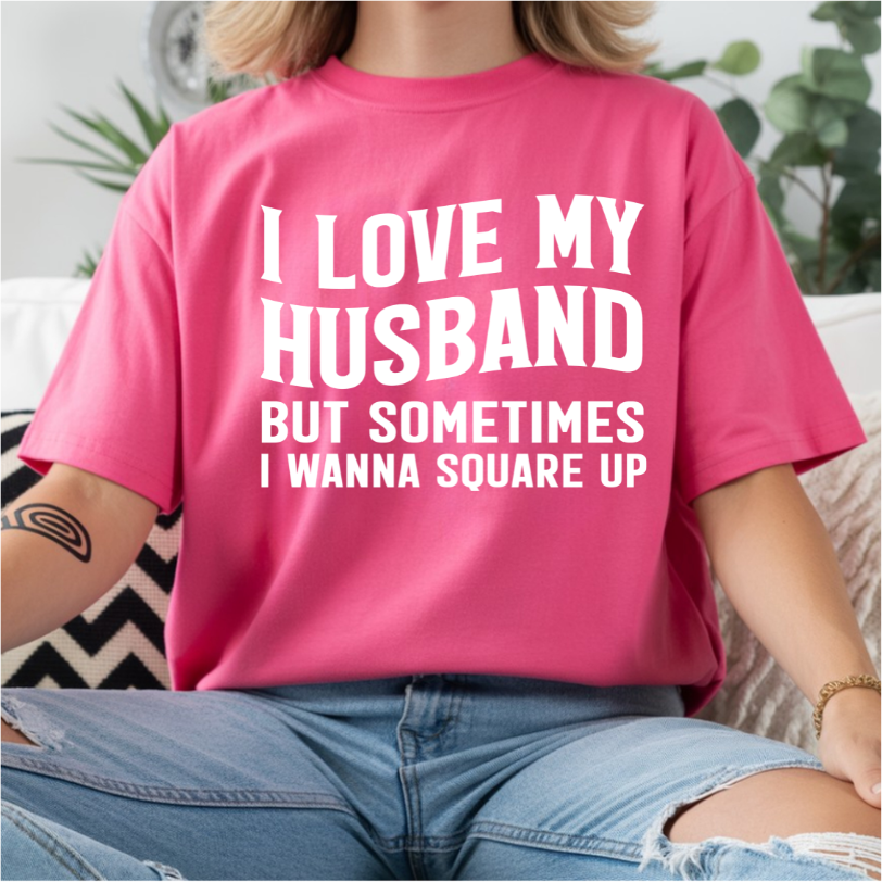 I Love My Husband DTF Transfer