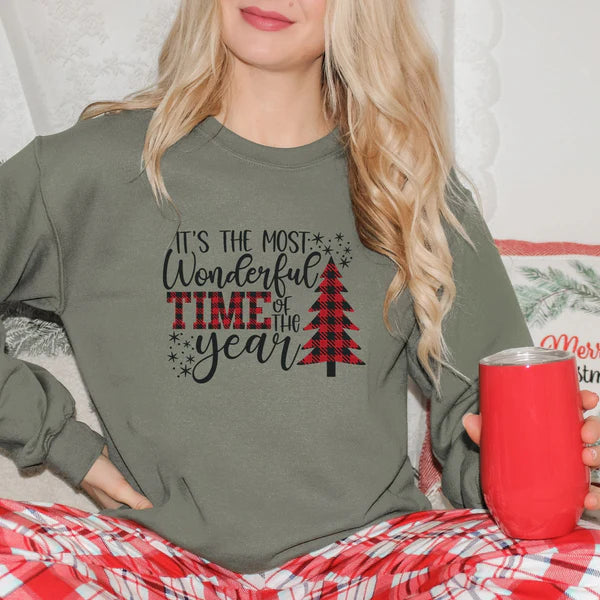 Design - It's The Most Wonderful Time Of The Year Plaid