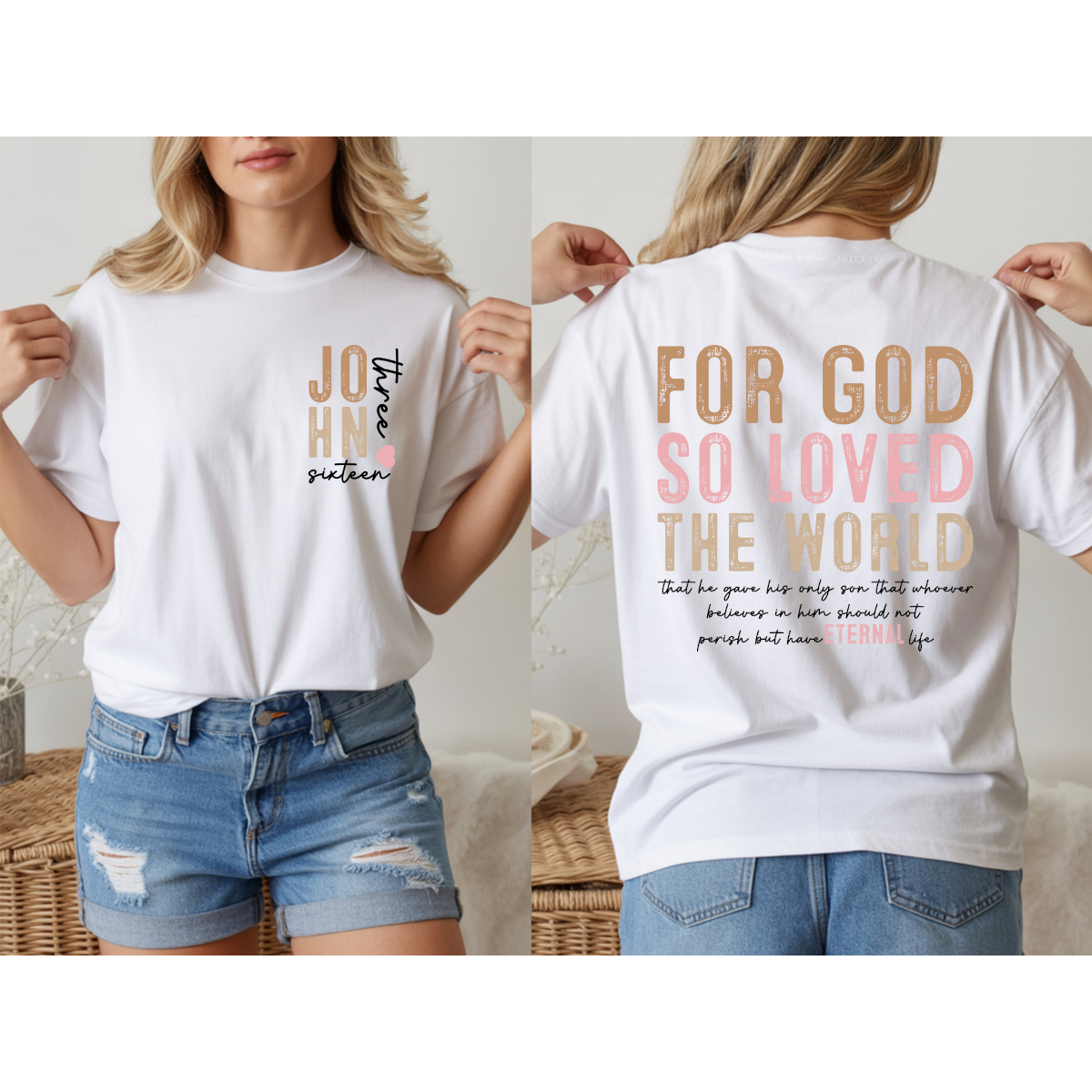 John Three Sixteen DTF Transfer