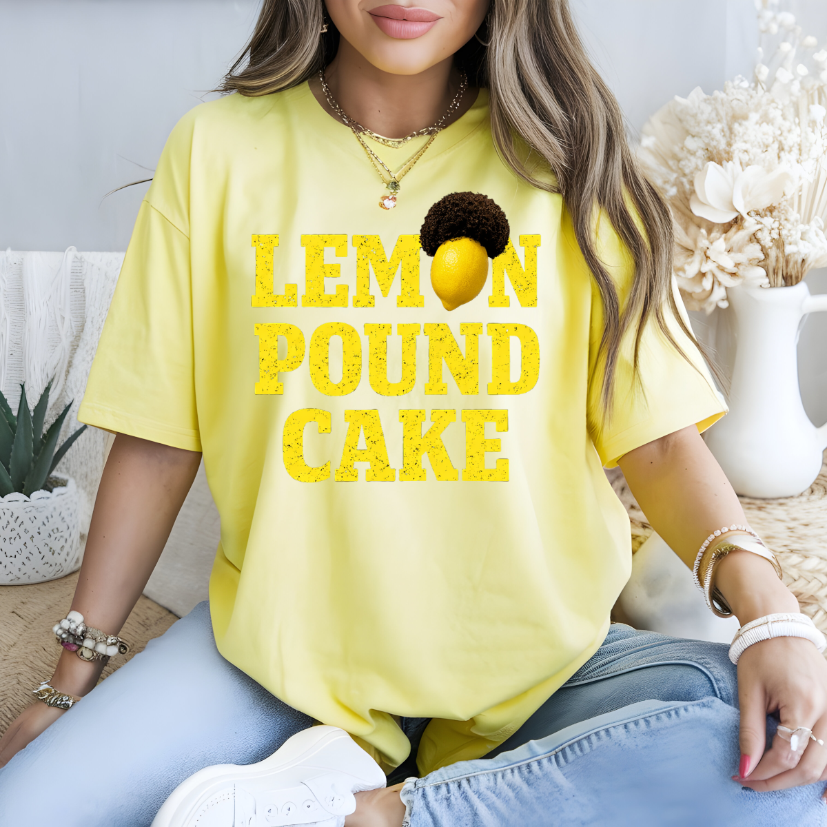 Lemon Pound Cake DTF Transfer