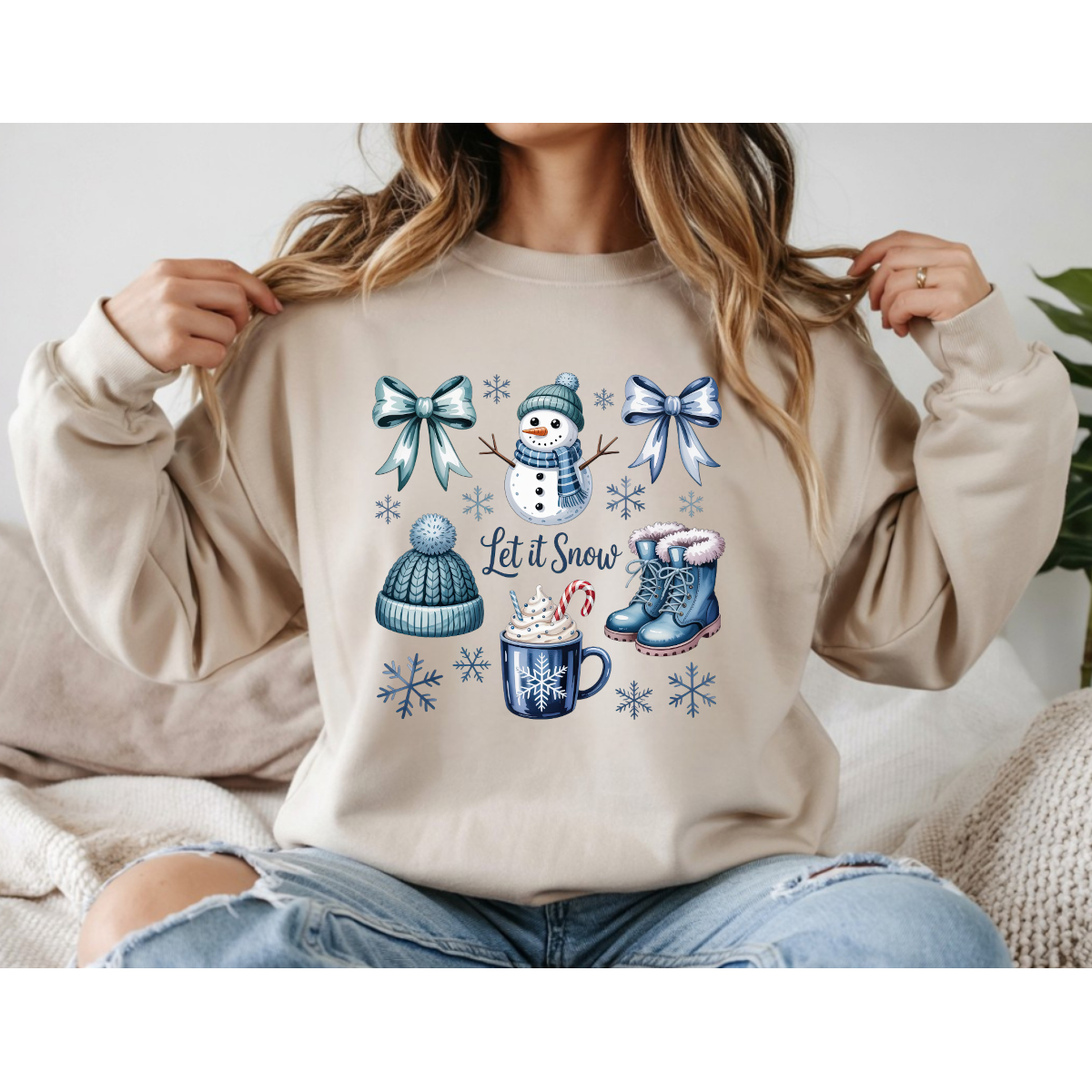 Let It Snow Coquette DTF Transfer