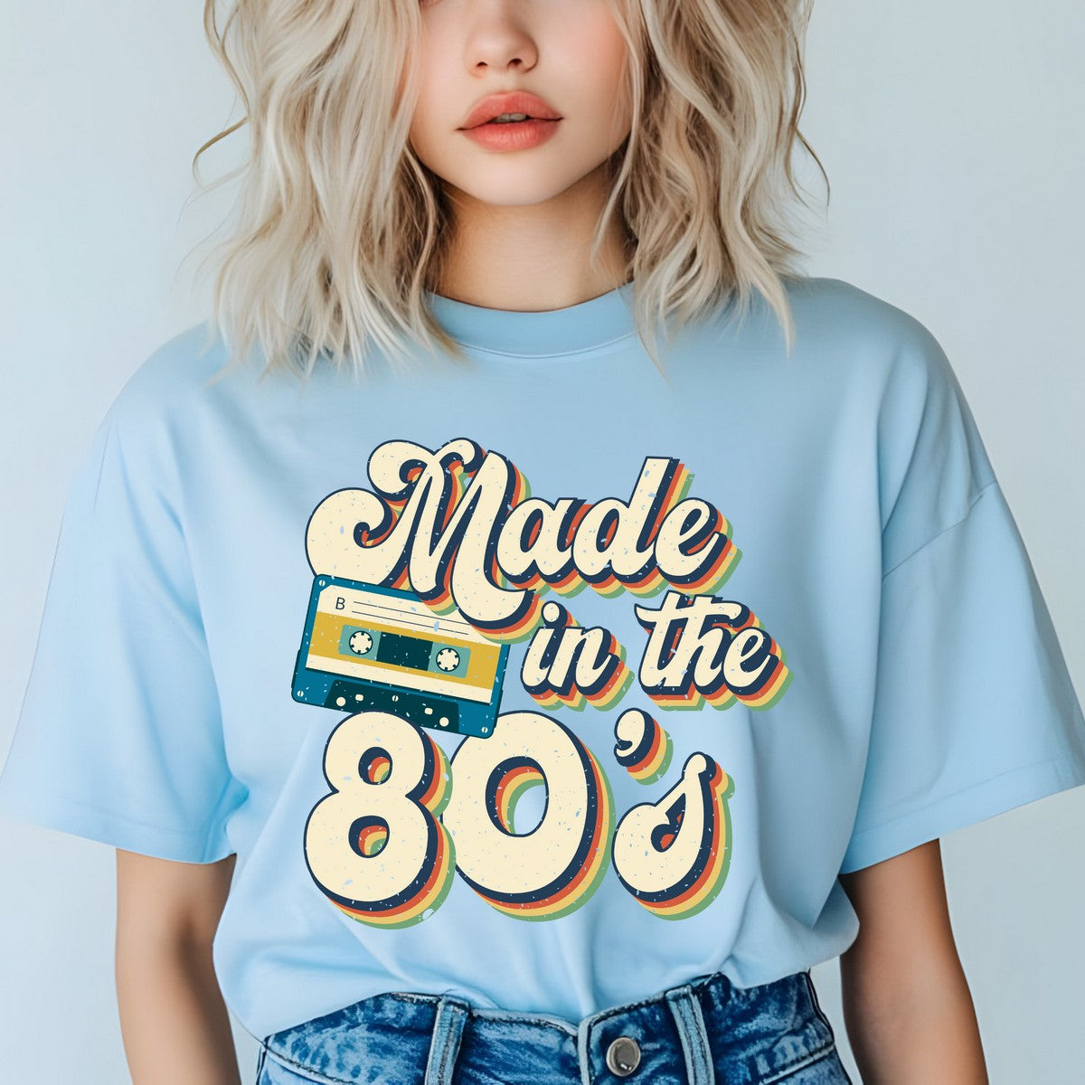 Made in the 80's Cassette Tape DTF Transfer