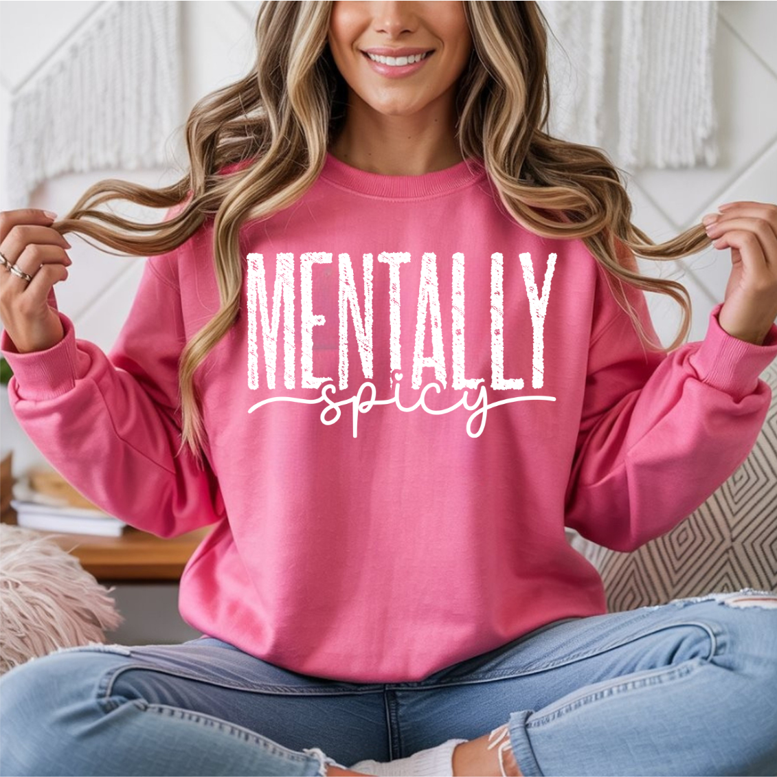 Mentally Spicy DTF Transfer