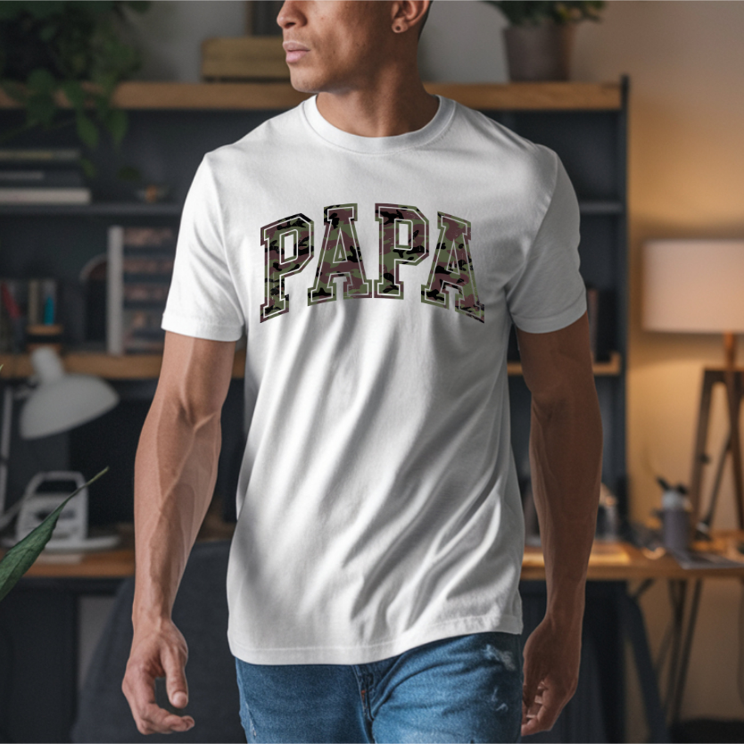 Papa Camo DTF Transfer