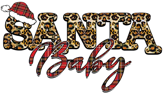 Design - Santa Baby Plaid and Leopard