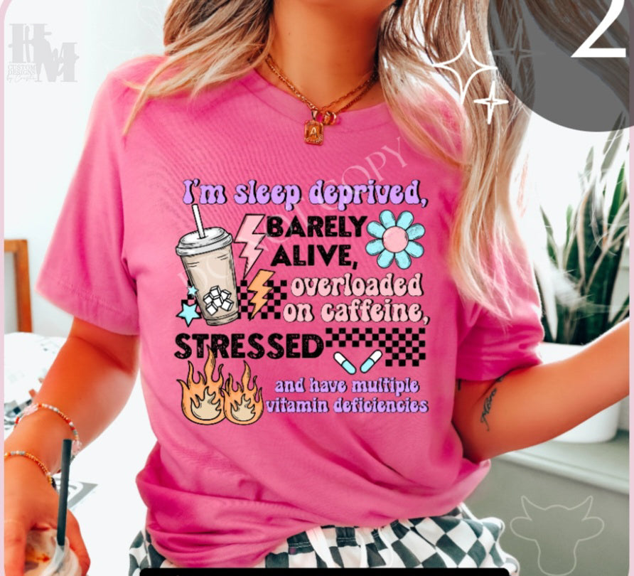 Design - Sleep Deprived Glitter