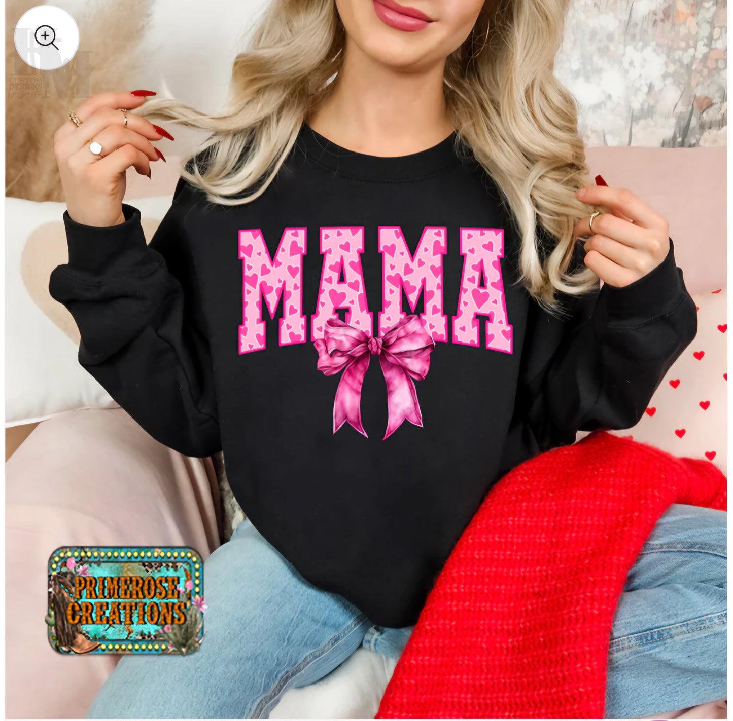 Design - Mama Heart Coquette Bow