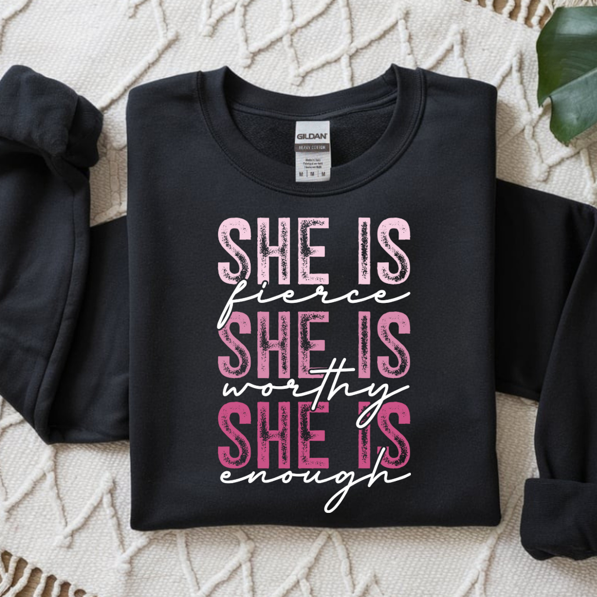 She Is Fierce, Worthy, Enough DTF Transfer