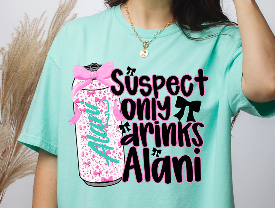 Design - Suspect Only Drinks Alani