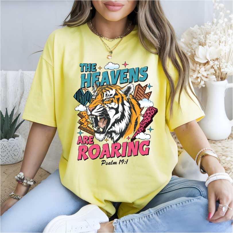 The Heavens Are Roaring DTF Transfer