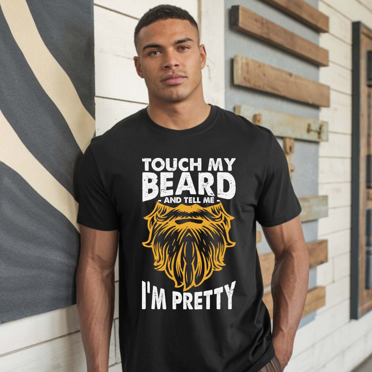 Touch My Beard DTF Transfer