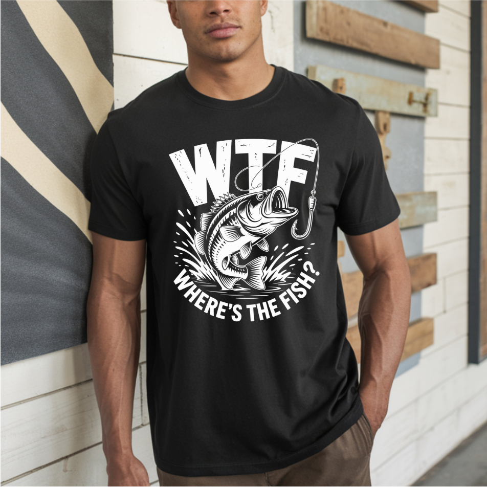 WTF Where's The Fish DTF Transfer