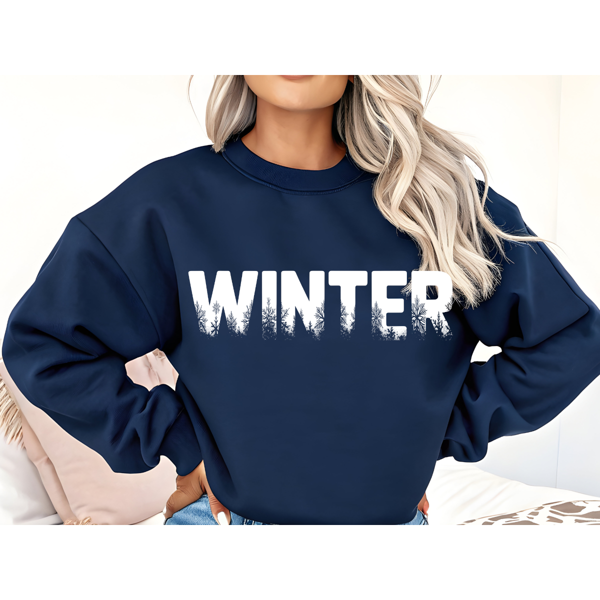 Winter Snowflakes DTF Transfer