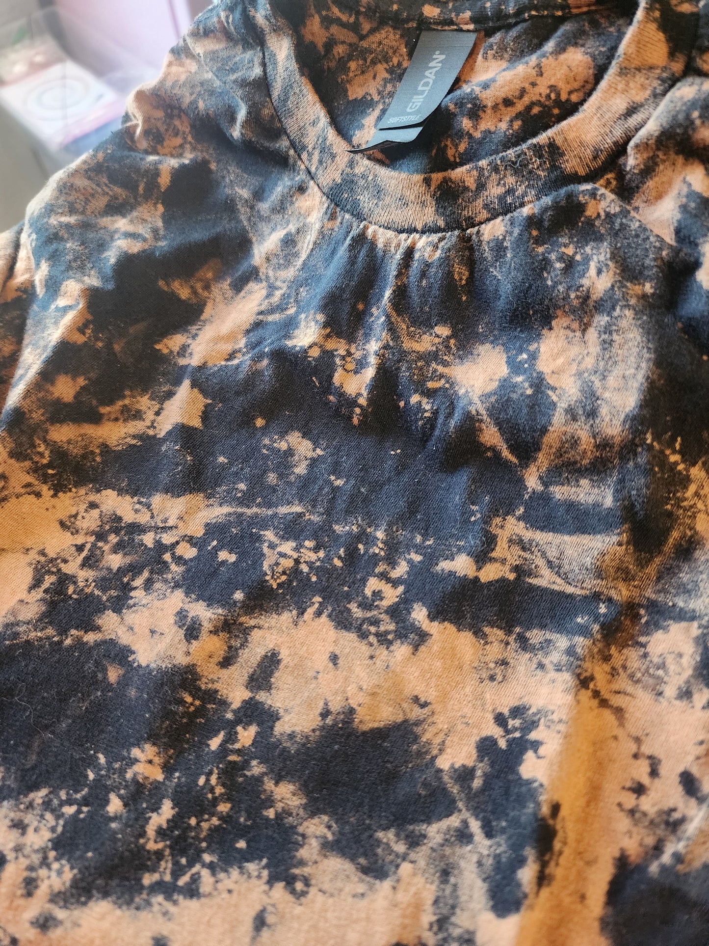 Bleached Gildan Soft Style Short Sleeve