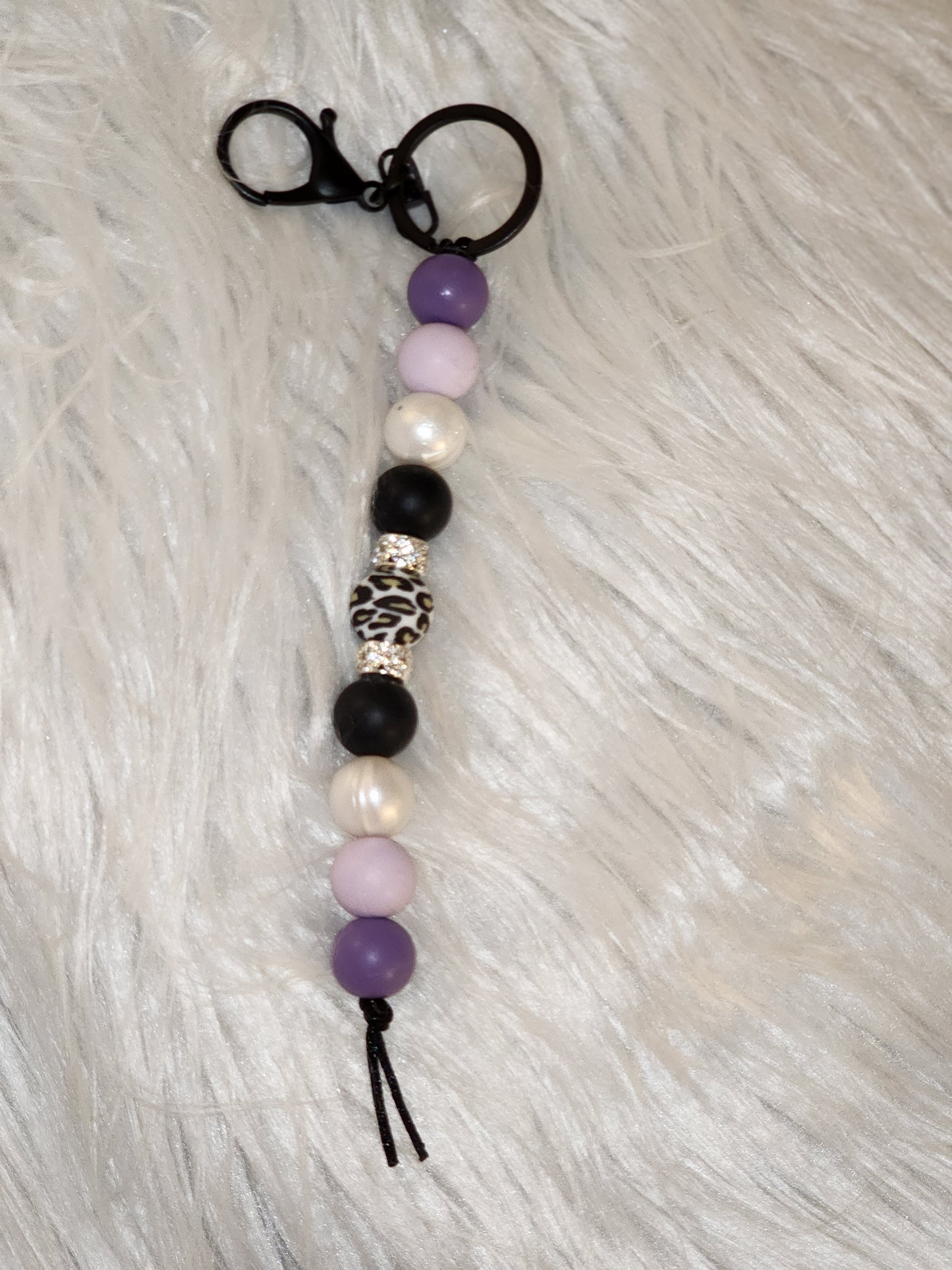 Custom Silicone Beaded Keychain