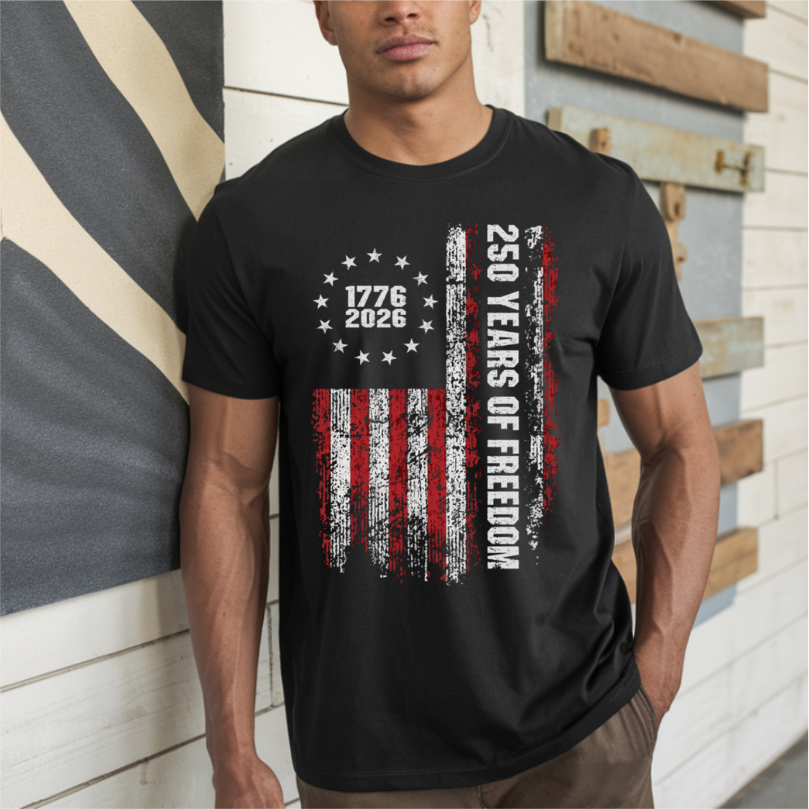 250 Years Of Freedom DTF Transfer