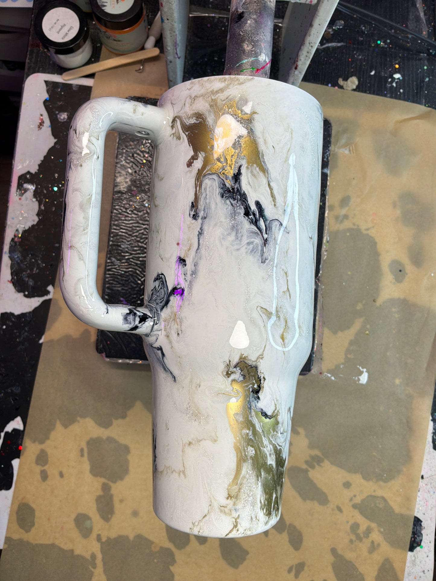 40 Oz Handle Tumbler