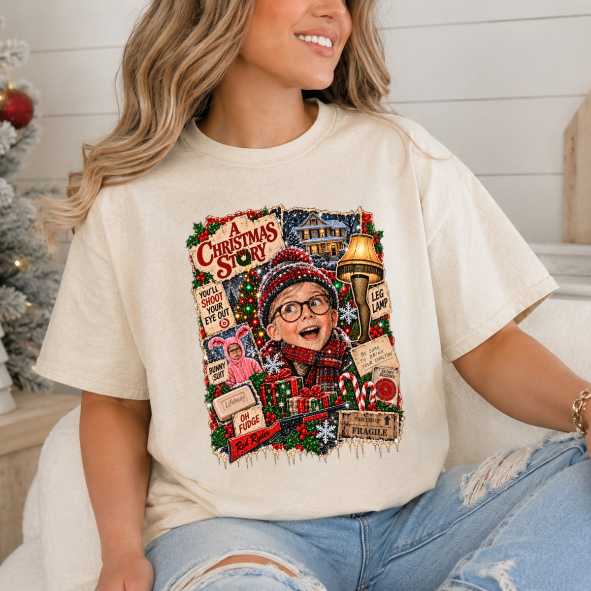 A Christmas Story DTF Transfer