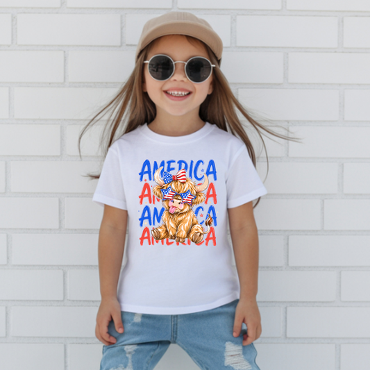 America Repeat Cow DTF Transfer
