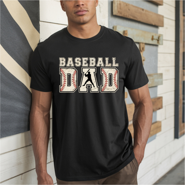Baseball Dad DTF Transfer