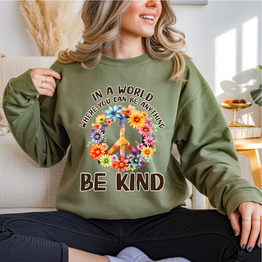 Be Kind Peace DTF Transfer