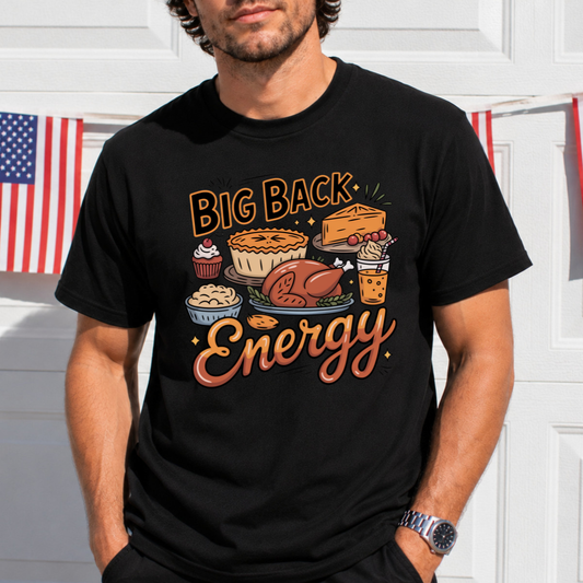 Big Back Energy Retro DTF Transfer