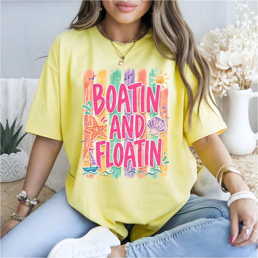Boatin And Floatin DTF Transfer