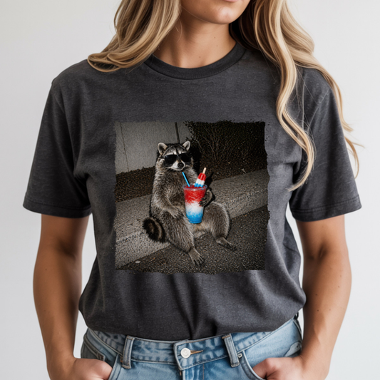 Bomb Pop Raccoon DTF Transfer