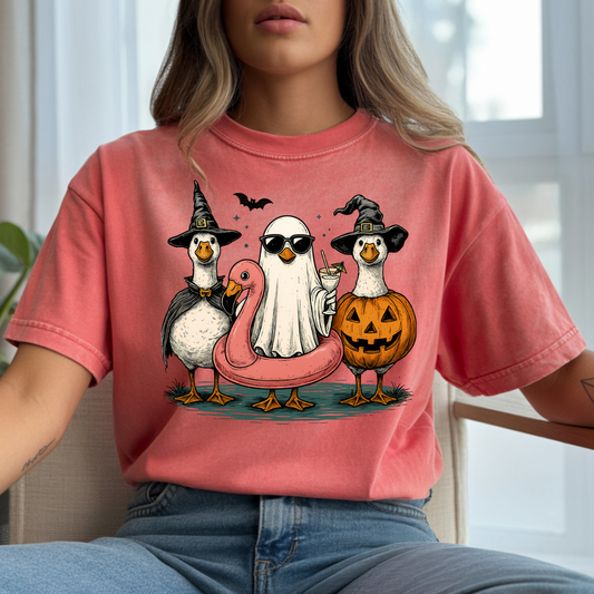 Boo Ghost Goose Summer DTF Transfer
