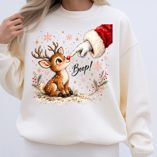Boop! Reindeer DTF Transfer