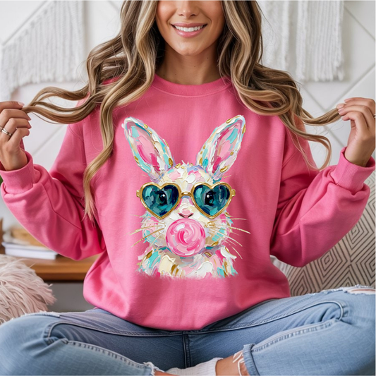 Bubble Easter Bunny DTF Transfer